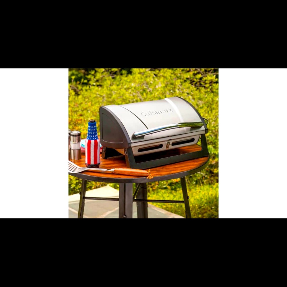 Cuisinart Portable Gas Stainless Steel Grill